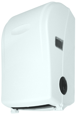 white-plastic-reflex-paper-towel-dispenser